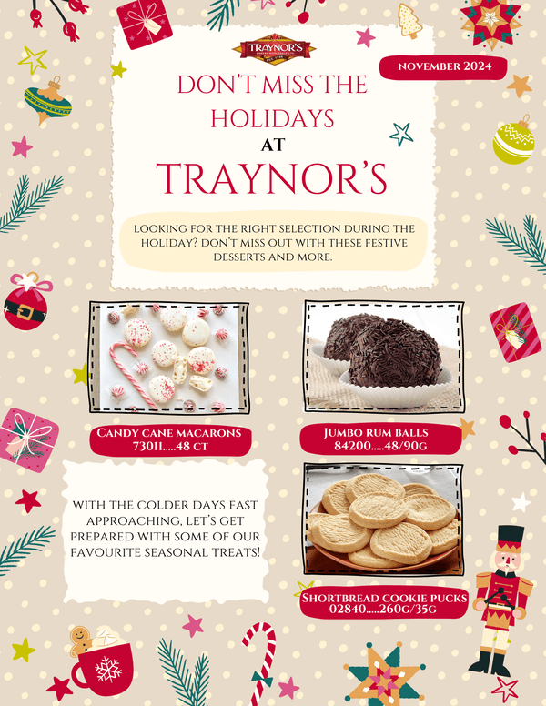 Holiday Newsletter 2024 | Traynor's Wholesale Bakery.